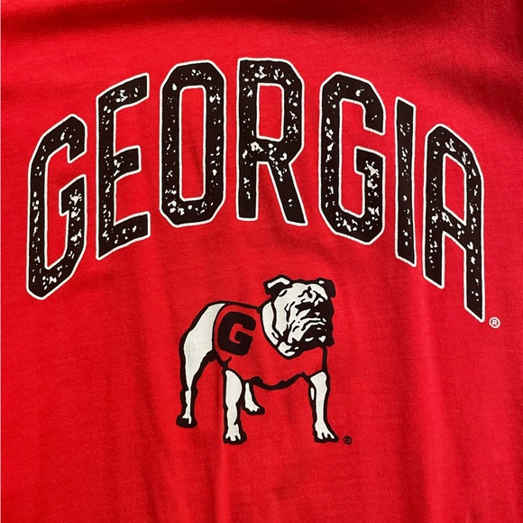 Women’s Gameday Couture Georgia Bulldogs Red Cold Shoulder Dress Size Medium - Picture 4 of 5
